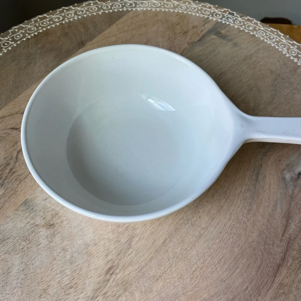 Corning Ware White with Blue Flowers 1 Pt Sauce Pan